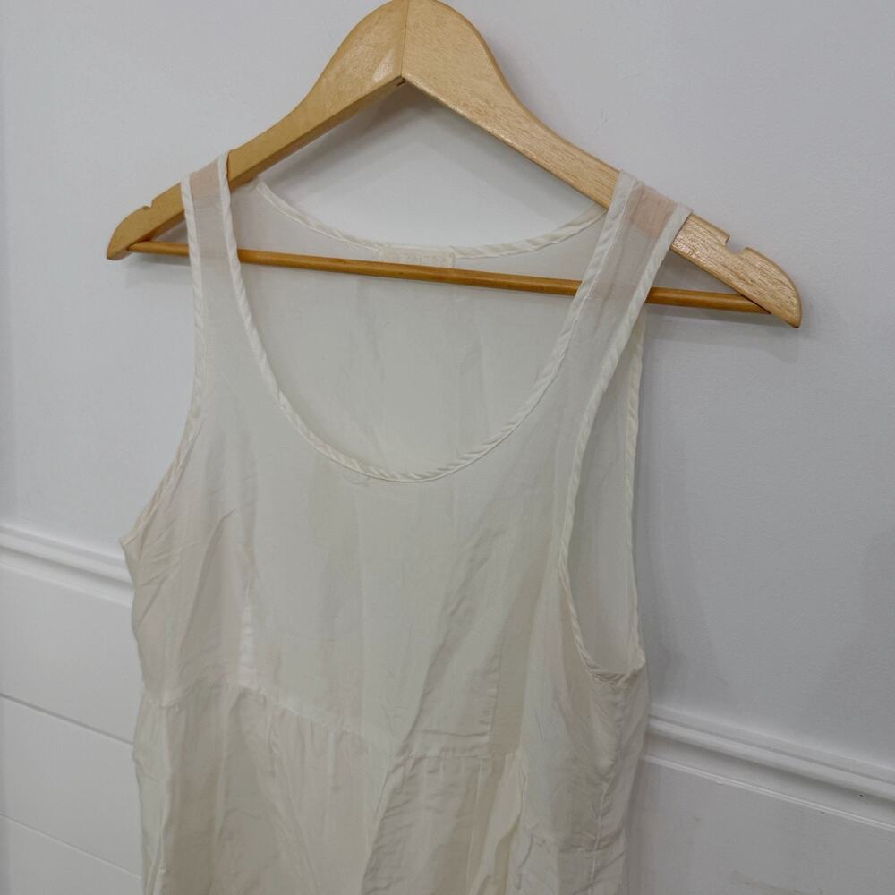 Women’s CP Shades Lot Of Two Tank Tops Black White Silk Blend Size Small S - Picture 8 of 10